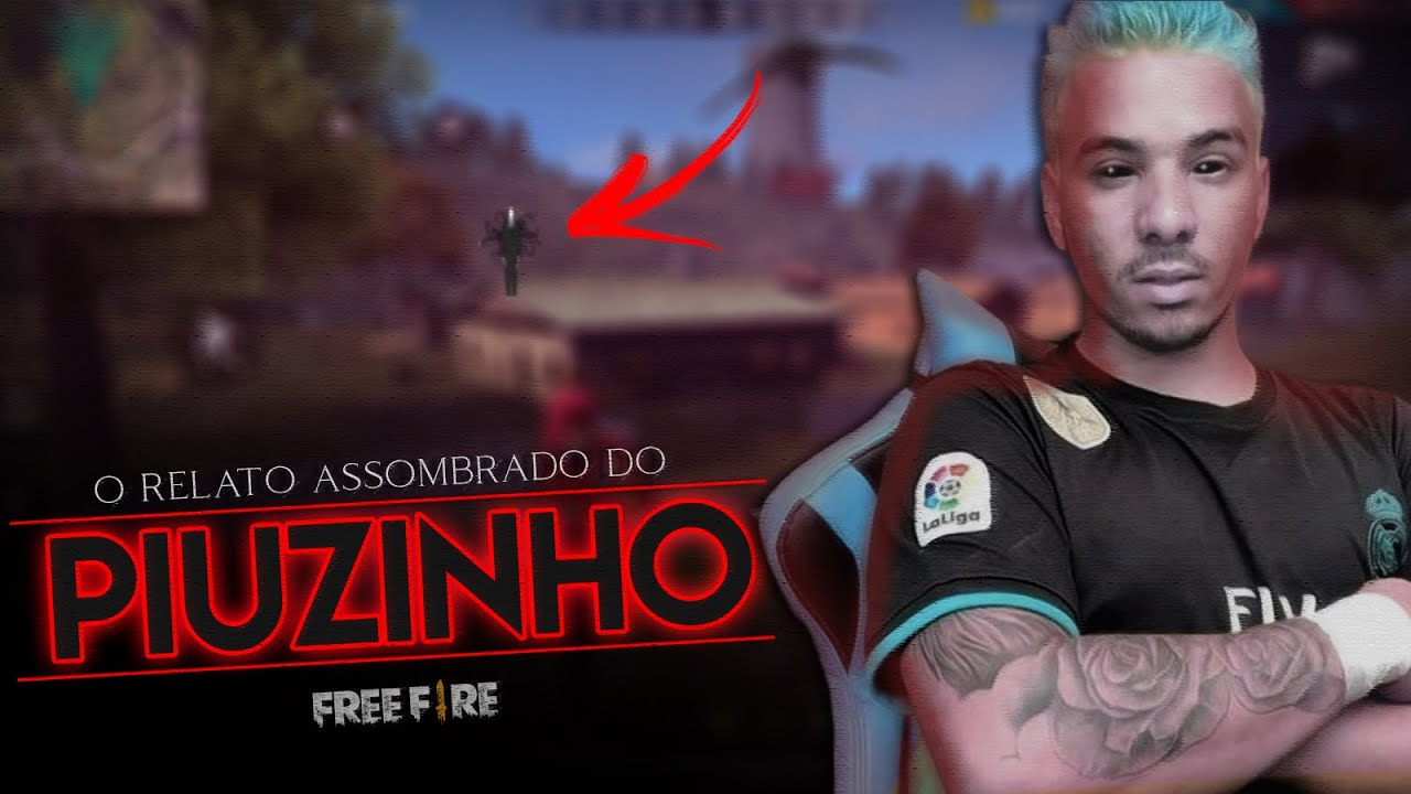 O RELATO ASSOMBRADO DO PIUZINHO |Lendas Do Free Fire| O Visitante Do Além