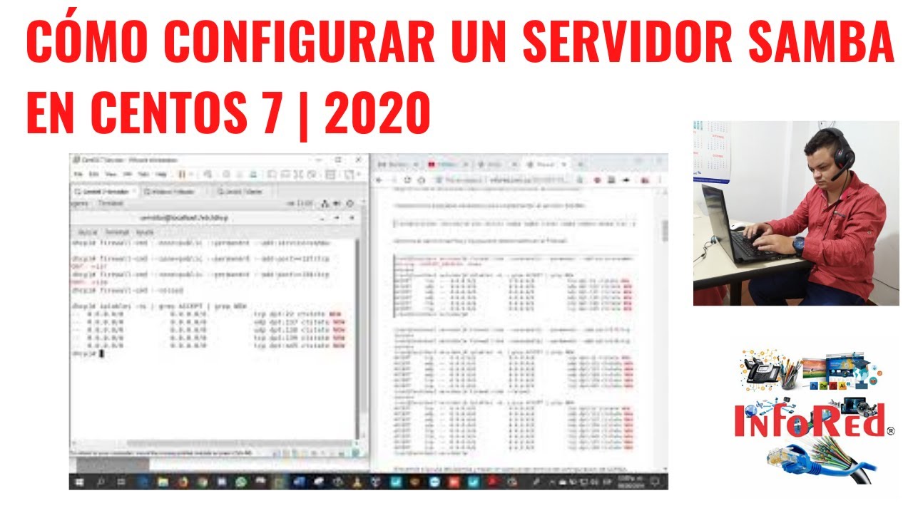 📌 📂 Cómo Configurar un Servidor SAMBA en CentOS 7 Utilizando VMware ✅