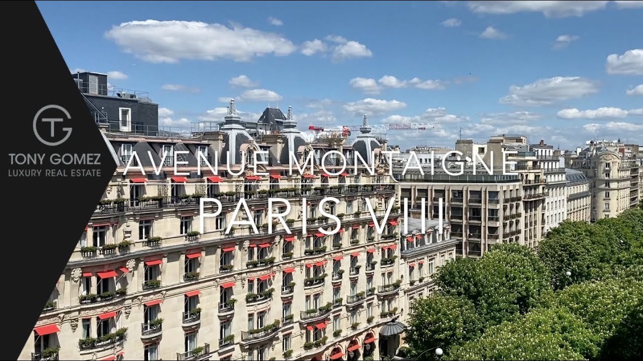 FOR SALE - MONTAIGNE - PARIS VIII - APART - 184m2 - 1 LIVING - 2 BEDROOMS - 3 BATHROOMS - GREAT VIEW