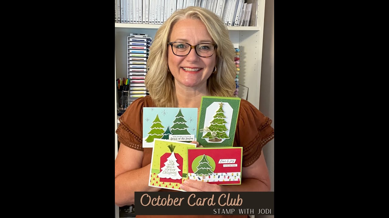 Merriest Trees - October Card Club