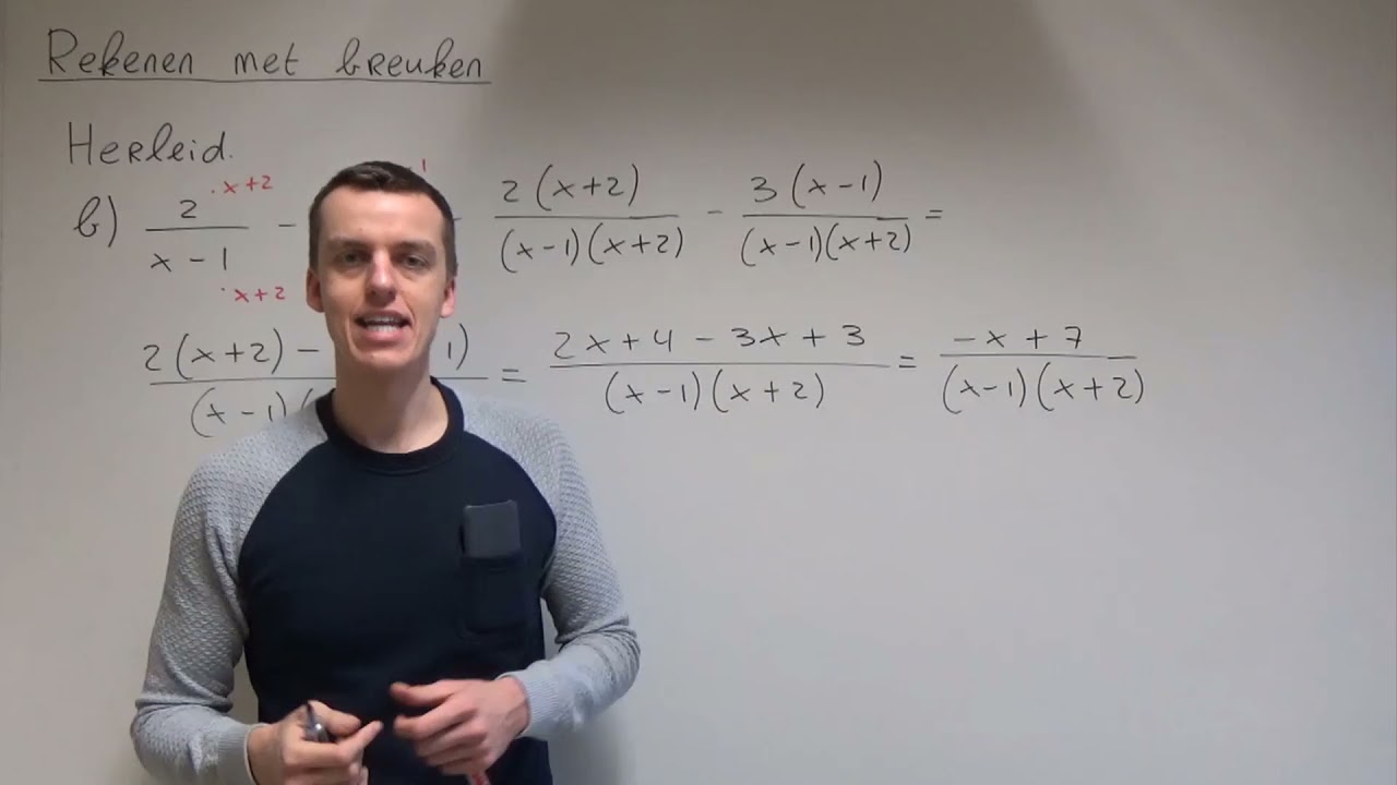 Rekenen met breuken (3 VWO)