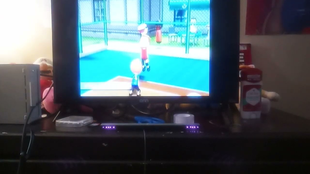 Wii sports resort basketball: Sonic VS Tails 