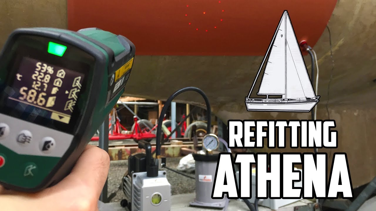 Sail Life - Vacuum and heat🔥 to deal with osmosis (DIY version of HotVac) - DIY sailboat refit