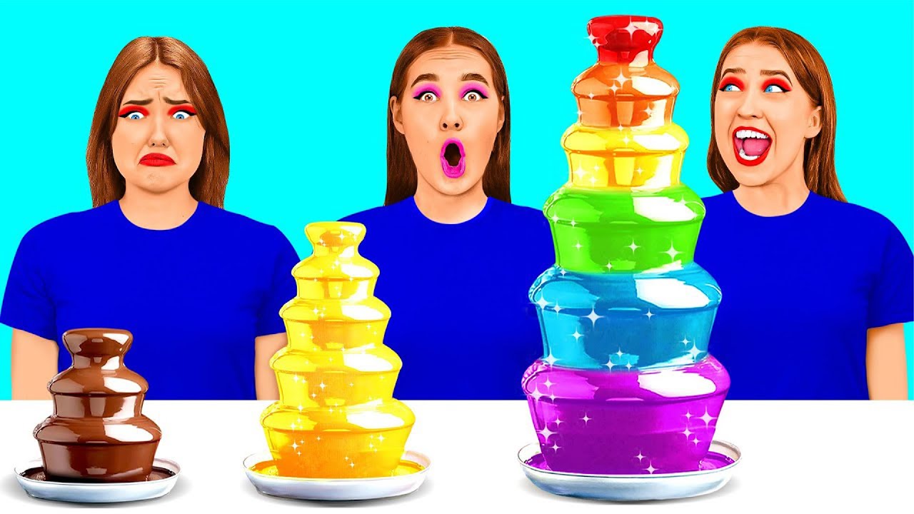 Πλούσιος vs Φτωχός vs Γίγα Πλούσιος Τροφή Challenge | Επικός Αγώνας Για Το Φαγητό