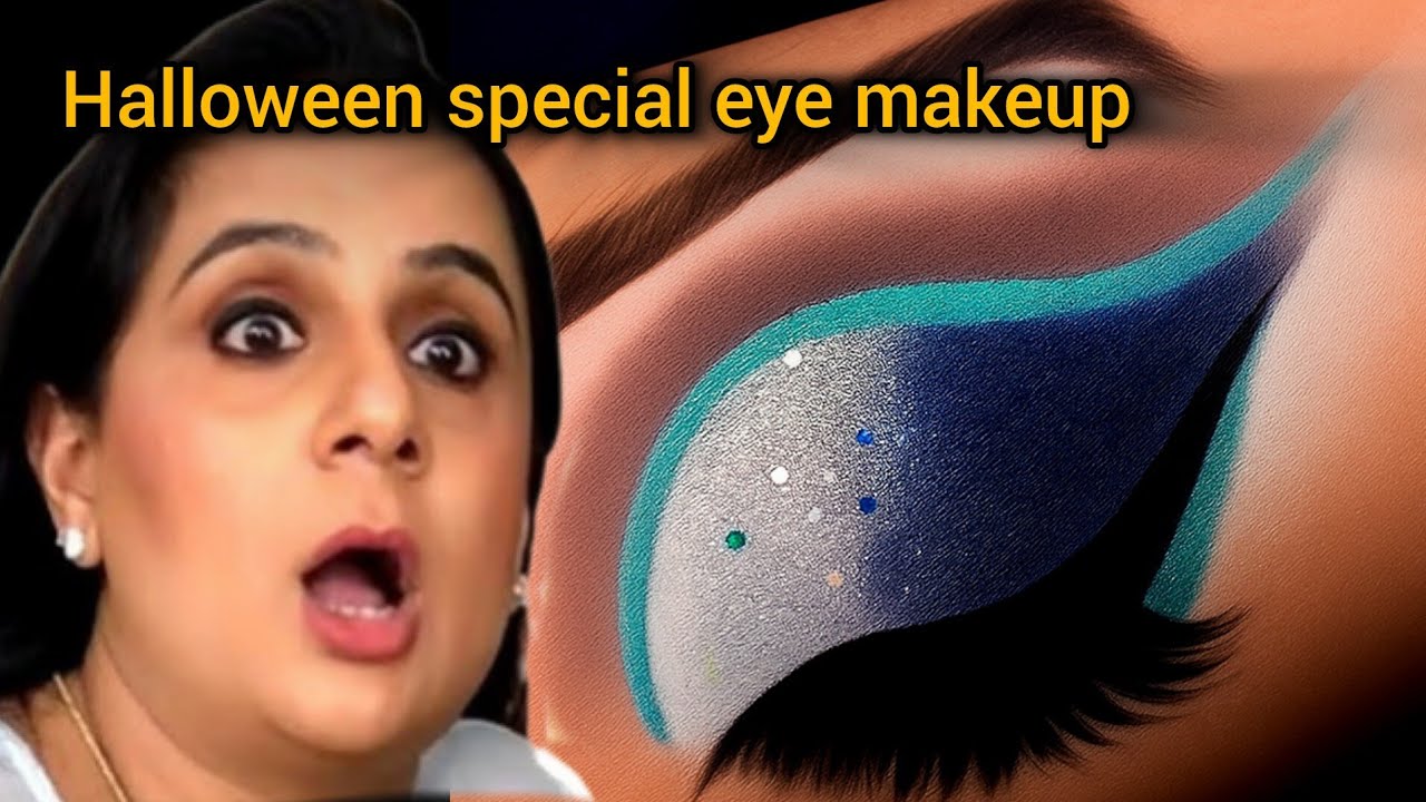 🖤 Parul Garg Inspired Black Glitter Smokey Cut Crease Eye Makeup | Bold & Dramatic Glam Tutorial