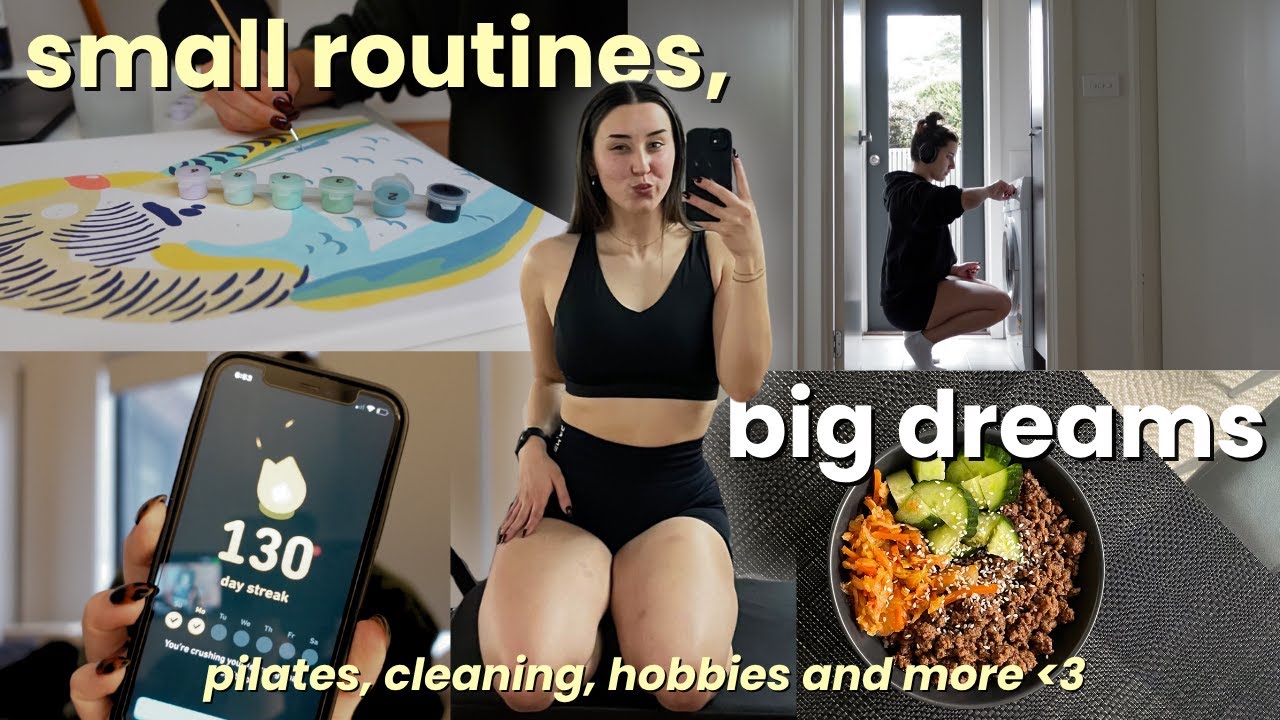 Проведите ПОНЕДЕЛЬНИК со мной, строя ЖИЗНЬ моей МЕЧТЫ! *реалистично* | пилатес, уборка, хобби и м...