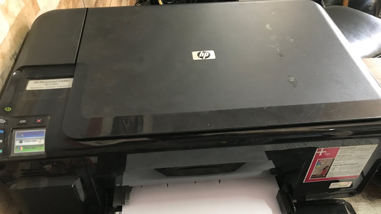 HP C4480 atolamento no carro erro não imprime (resolvido)