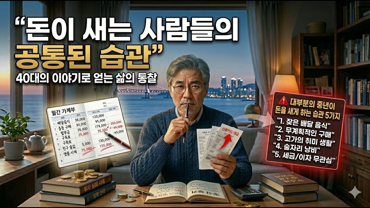 돈이 모이지 않는 사람들에게 항상 보이는 공통된 습관#ETF투자#배당투자#경제공부#투자전략#자산관리#financialeducation