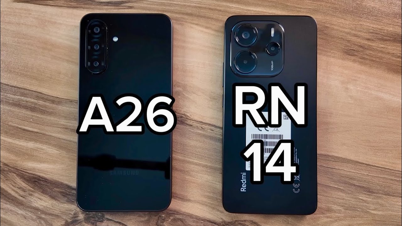 Samsung Galaxy A26 vs Xiaomi Redmi Note 14