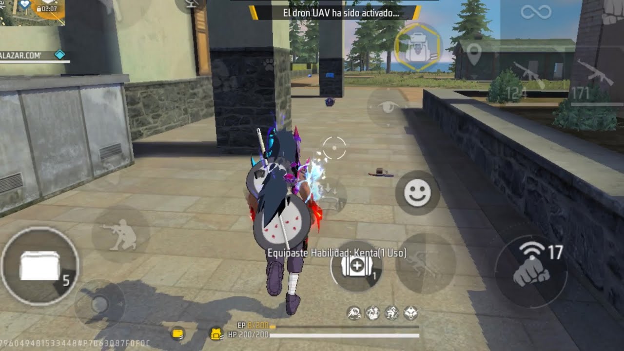 ASÍ ES JUGAR FREE FIRE EN 📲 IPHONE 8 PLUS 