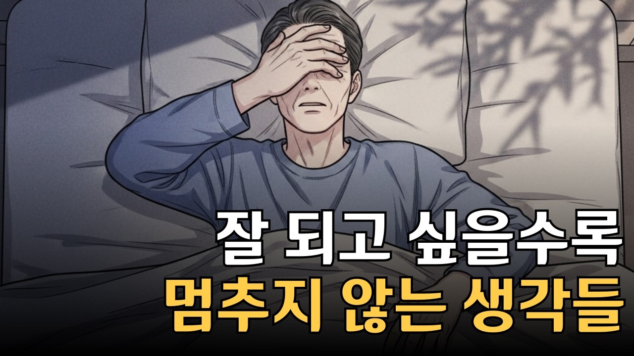 뜬눈으로 꼬리에 꼬리를 무는 생각들 | 불면증 | 완벽주의 | 생각비우기