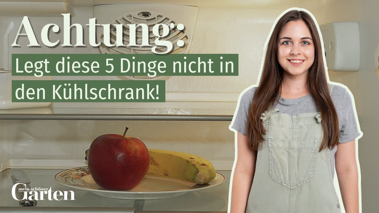 Dieses Obst und Gemüse darf NICHT in den Kühlschrank ❌