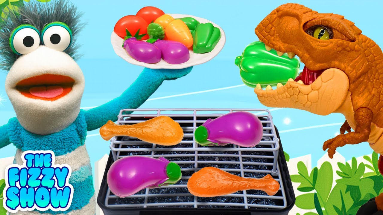 Fizzy and Phoebe Go Summer Camping with Dino Rex | The Fizzy Show Videos