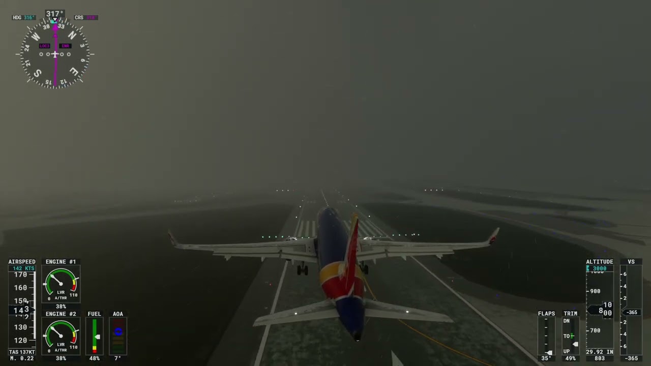 Microsoft Flight Simulator 2020 KMDW Chicago Midway International Airport Approach and Landing