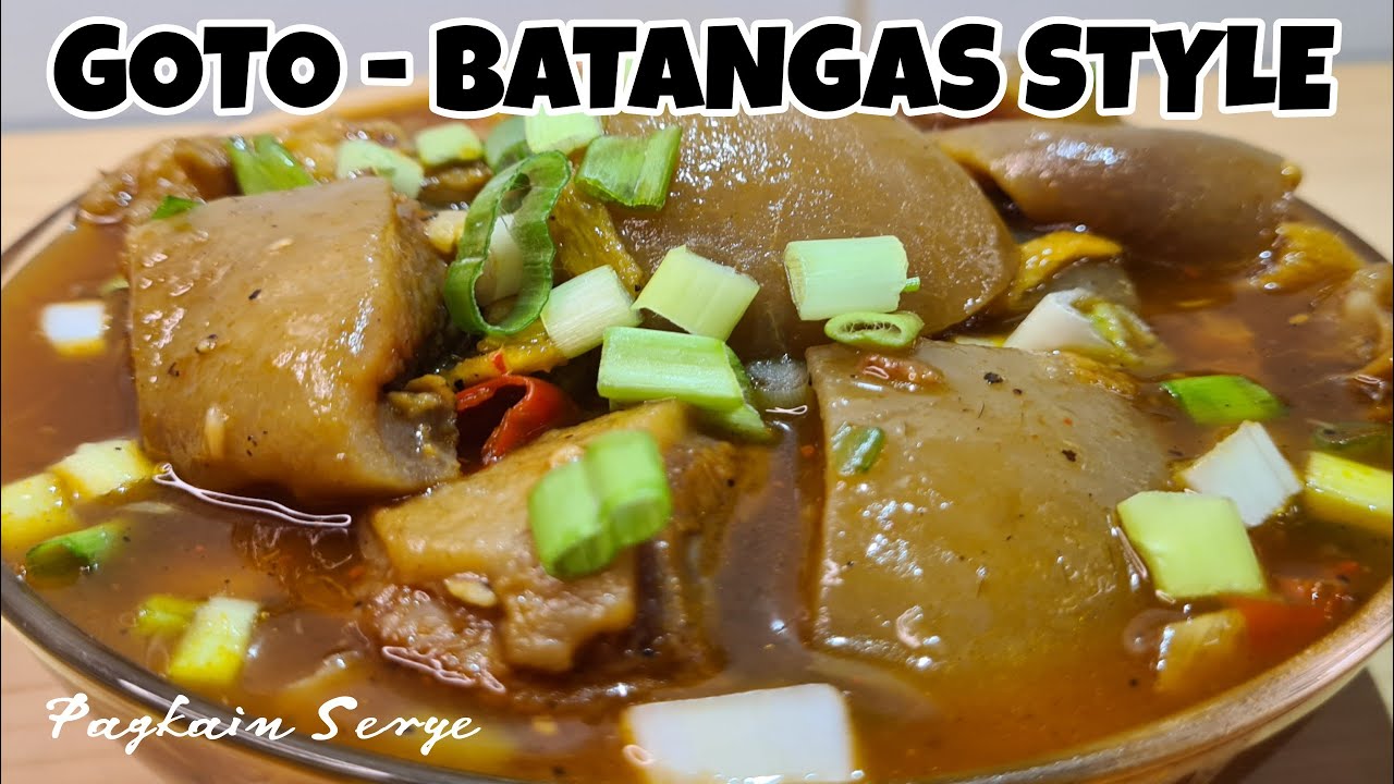 BALAT NG BAKA GOTONG BATANGAS |BEEF SKIN RECIPE |GOTO BATNGAS STYLE | Pagkain Serye
