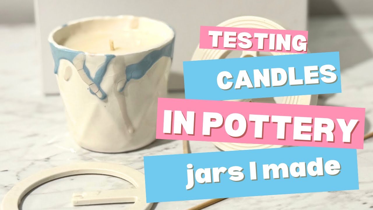 A guide to choosing the right wick and testing the candle in our new ceramic jar