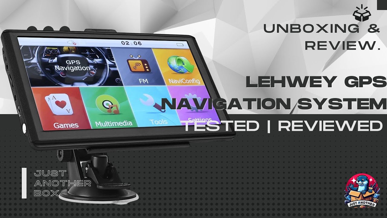 Lehwey GPS Navigation System 2024 – 7 Inch Car & Truck GPS with Free Lifetime Updates!