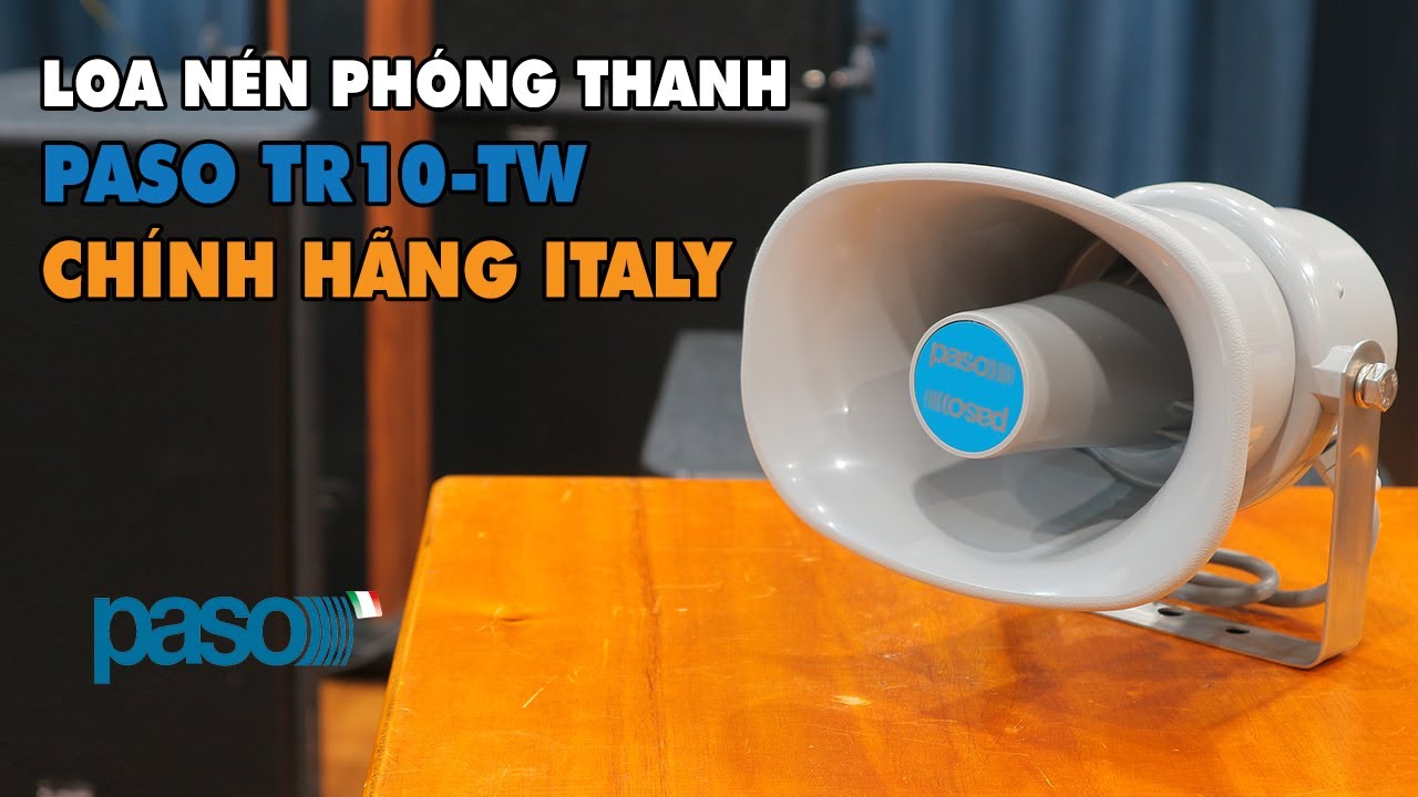 LẠC VIỆT AUDIO | Loa nén phóng thanh Paso TR10-TW (Nhập Khẩu Italy)
