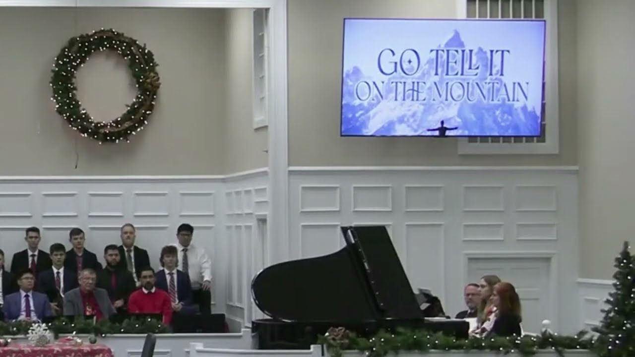 Go, Tell It on the Mountain (mother-daughter piano duet)