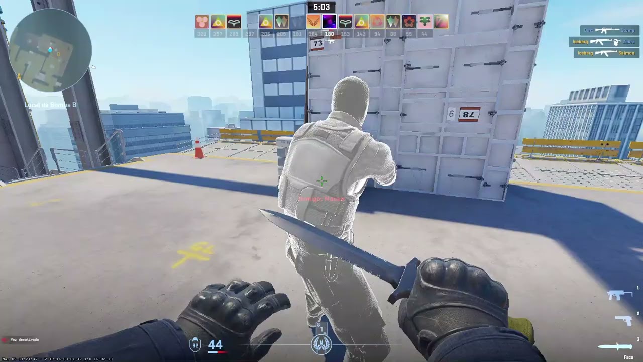 Um Noob a jogar Counter Strike 2 P2 (Vertigo  Deathmach)