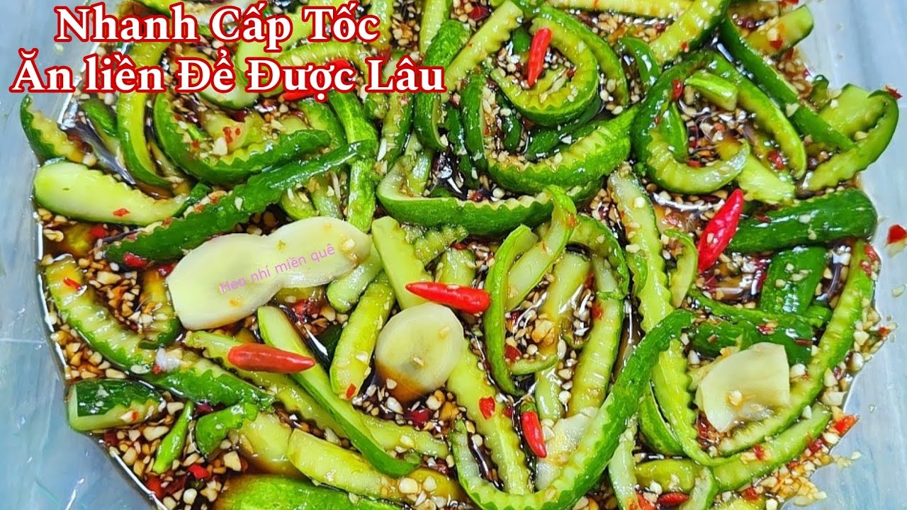 Dưa Leo Làm Theo Cách Này Giòn Rụm Ăn Rất Ngon.Chay Mặn Dều Dùng Được
