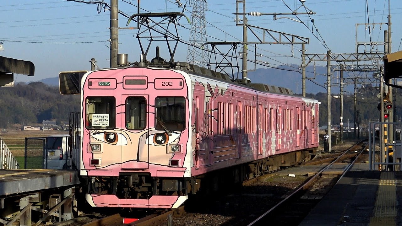 【4K】響くVVVFサウンド!伊賀鉄道200系(元東急1000系・東洋後期GTO-VVVF)電車到着・発車シーン集+車内映像付き走行音