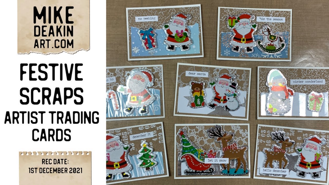 Festive Scraps Artist Trading Cards