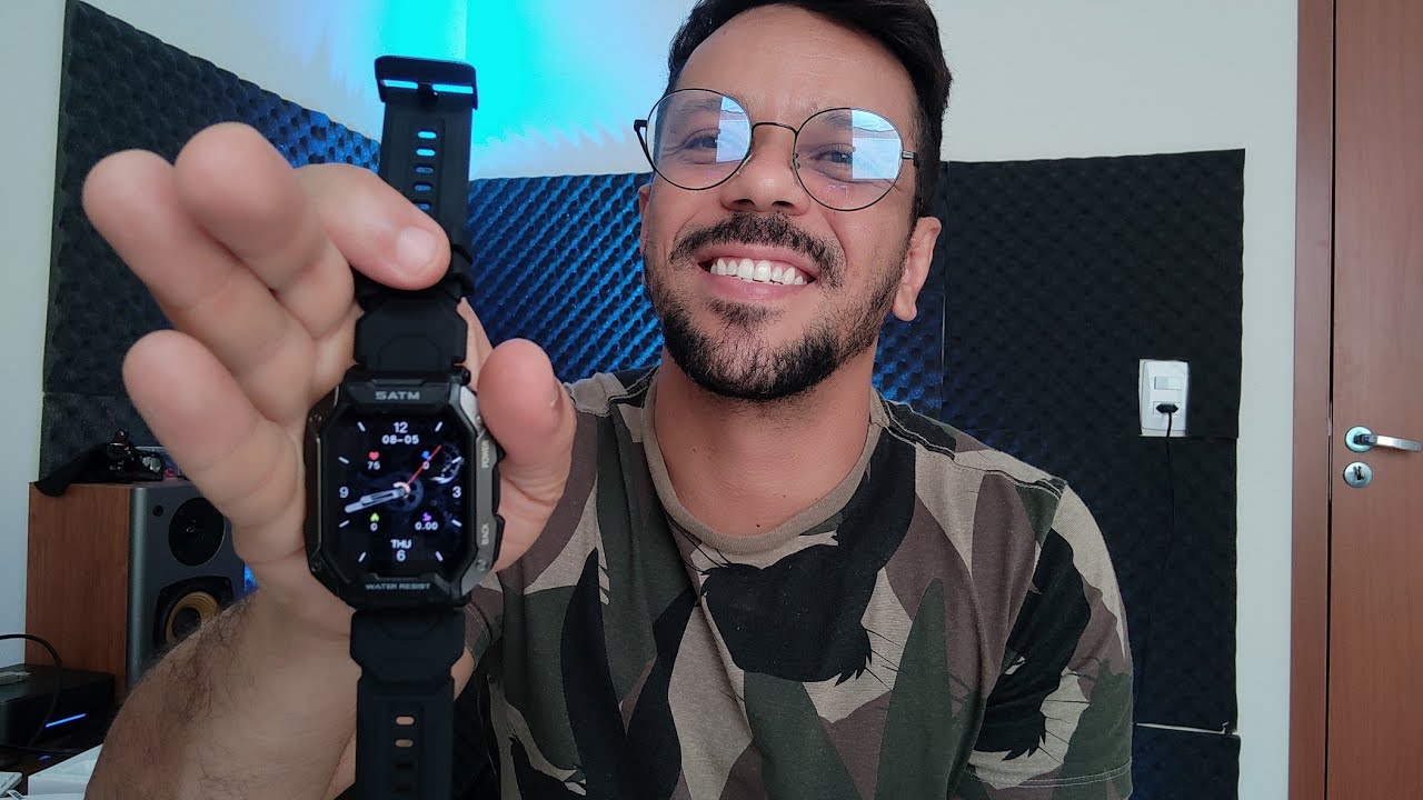 Comprei um smartwatch que &eacute; resistente a qualquer pancada ser&aacute; que aguenta mesmo? Senbono Militar