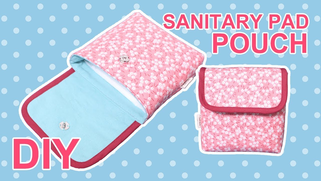 Как сшить косметичку | Easy Sewing Sanitary Pad Pouch  #sewingtimes