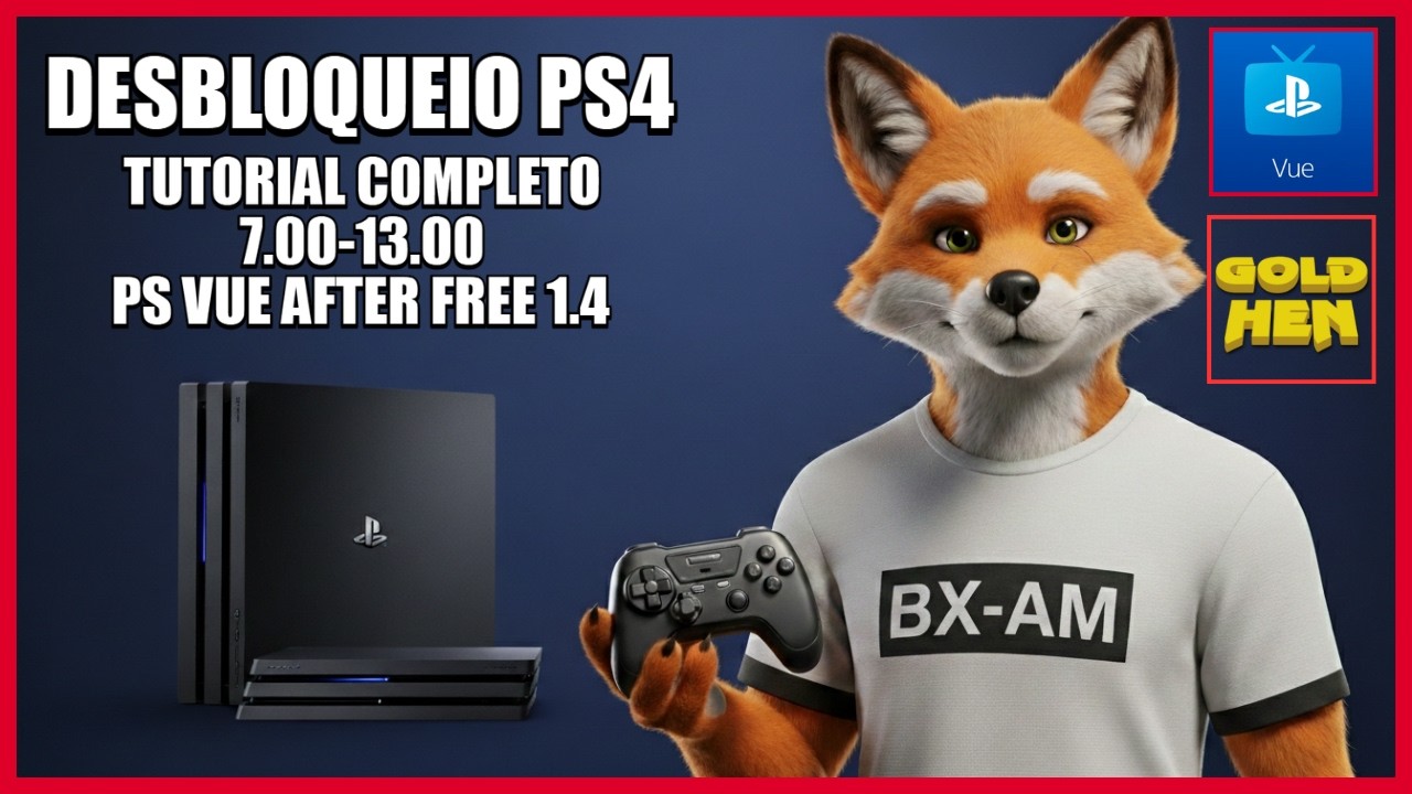 DESBLOQUEIO COMPLETO E ATUALIZADO PS4 7.00-13.00 PS VUE AFTER FREE 1.4