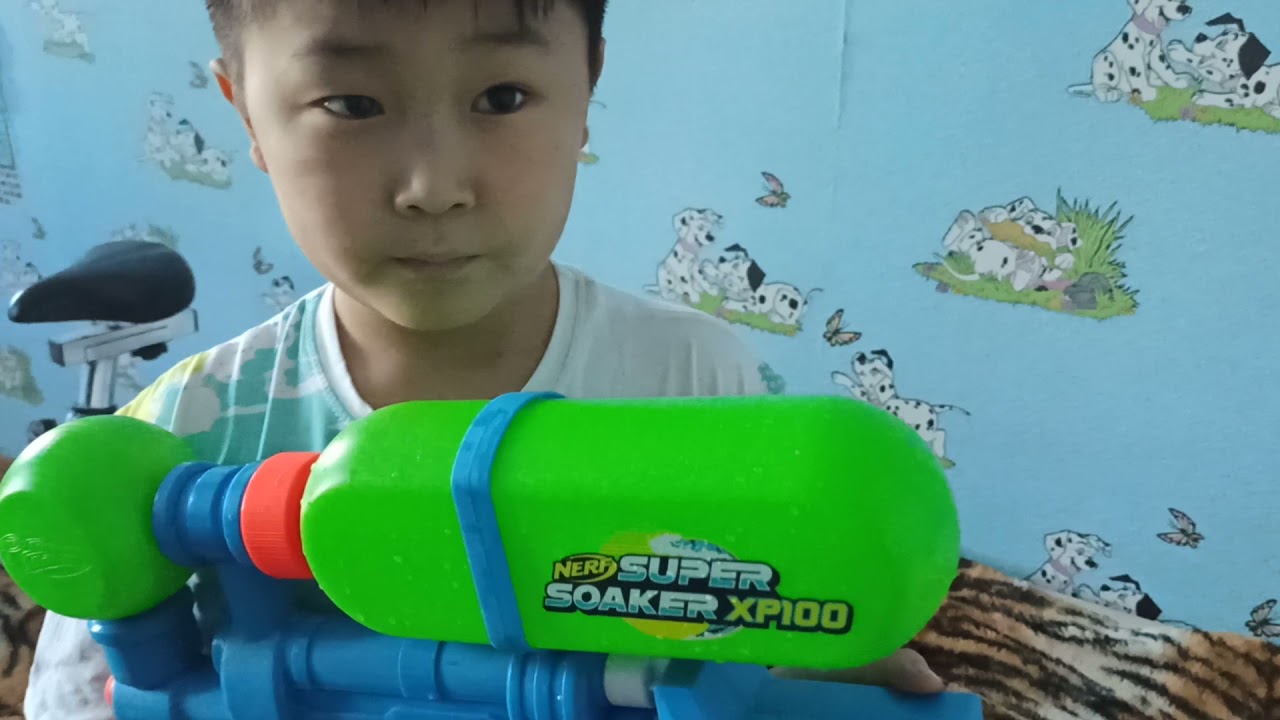 Распаковка Nerf Super Soaker XP100