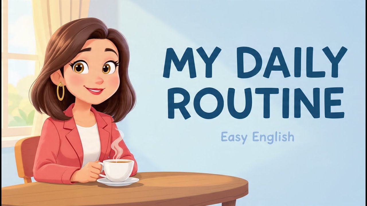 My Daily Routine in Easy English | Daily Life English Conversation for Beginners