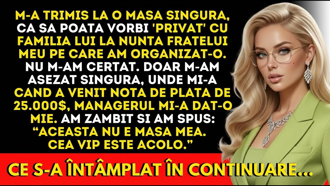Tatăl meu a zâmbit „Mese VIP doar pentru familie” la nuntă — până când managerul s-a uitat la mine.