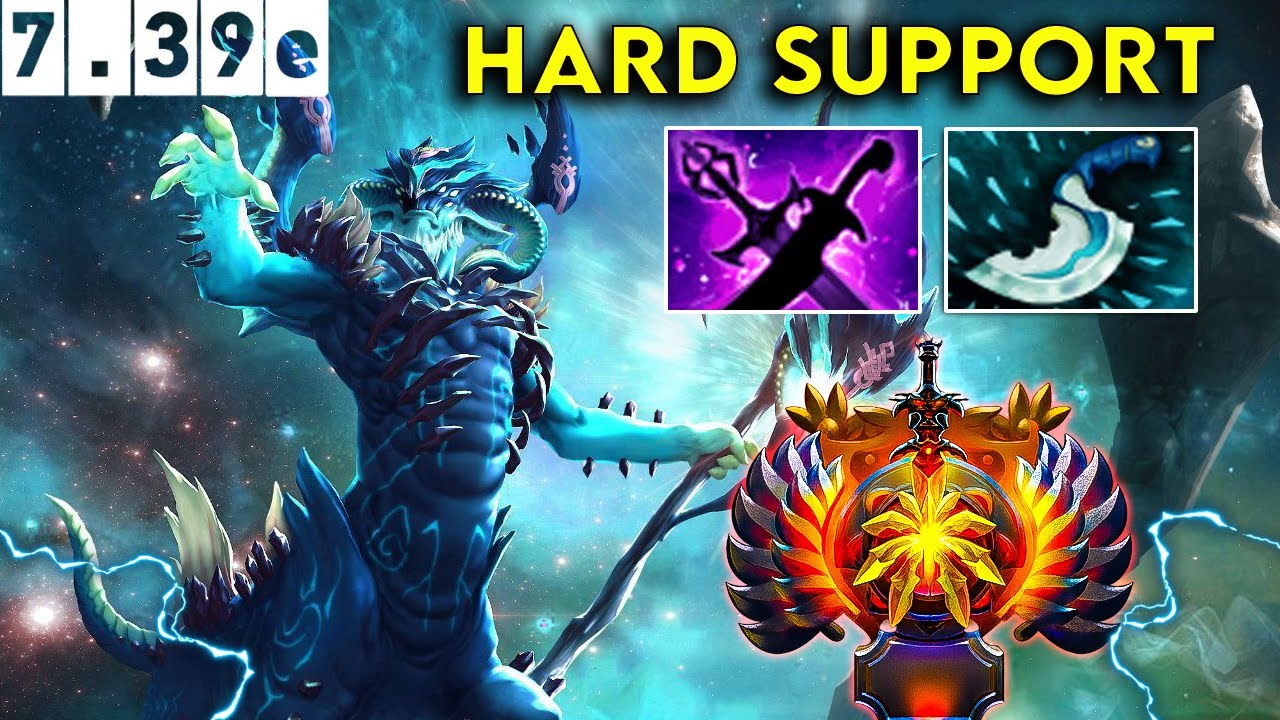 leshrac Immortal Hard Support - Dota 2 Patch 7.39d Pro Pub Gameplay