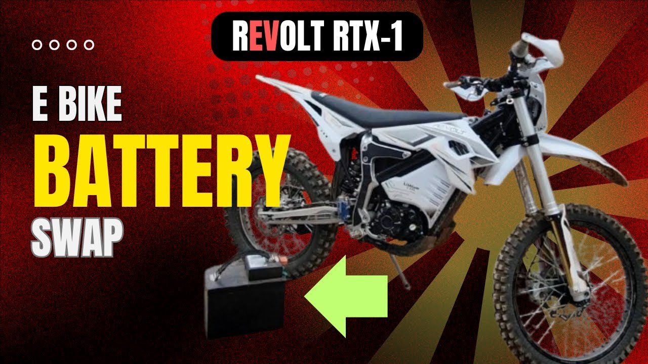 Electric dirt bike battery swap / Revolt RTX-1 / Season 4 ep 62