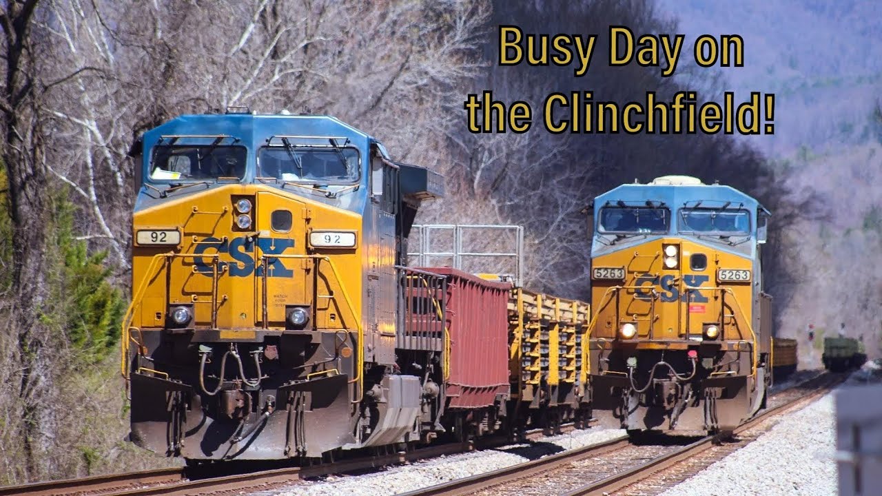 Busy Day on the Clinchfield ( Ft UP CP Hornshows