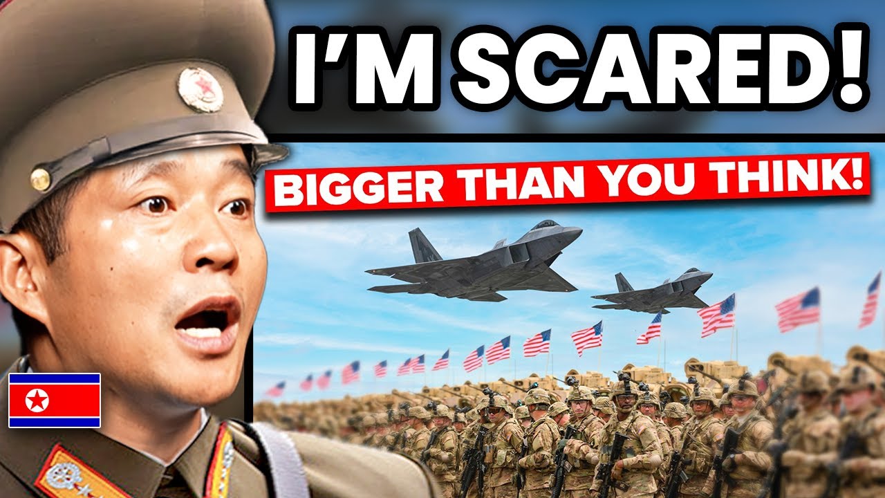 North Korean Officer Reacts to Just How MASSIVE is the US Military