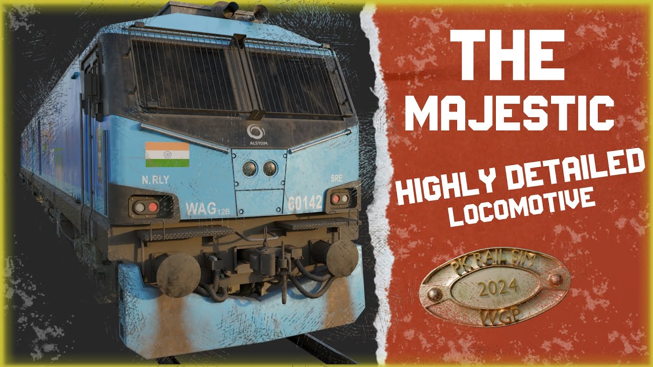 WAG-12B LOCOMOTIVE | POWERFUL 😱 LOCO | 😍 WAG-12B 12000Hp | HIGHLY DETAILED LOCOMOTIVE | COMING SOON