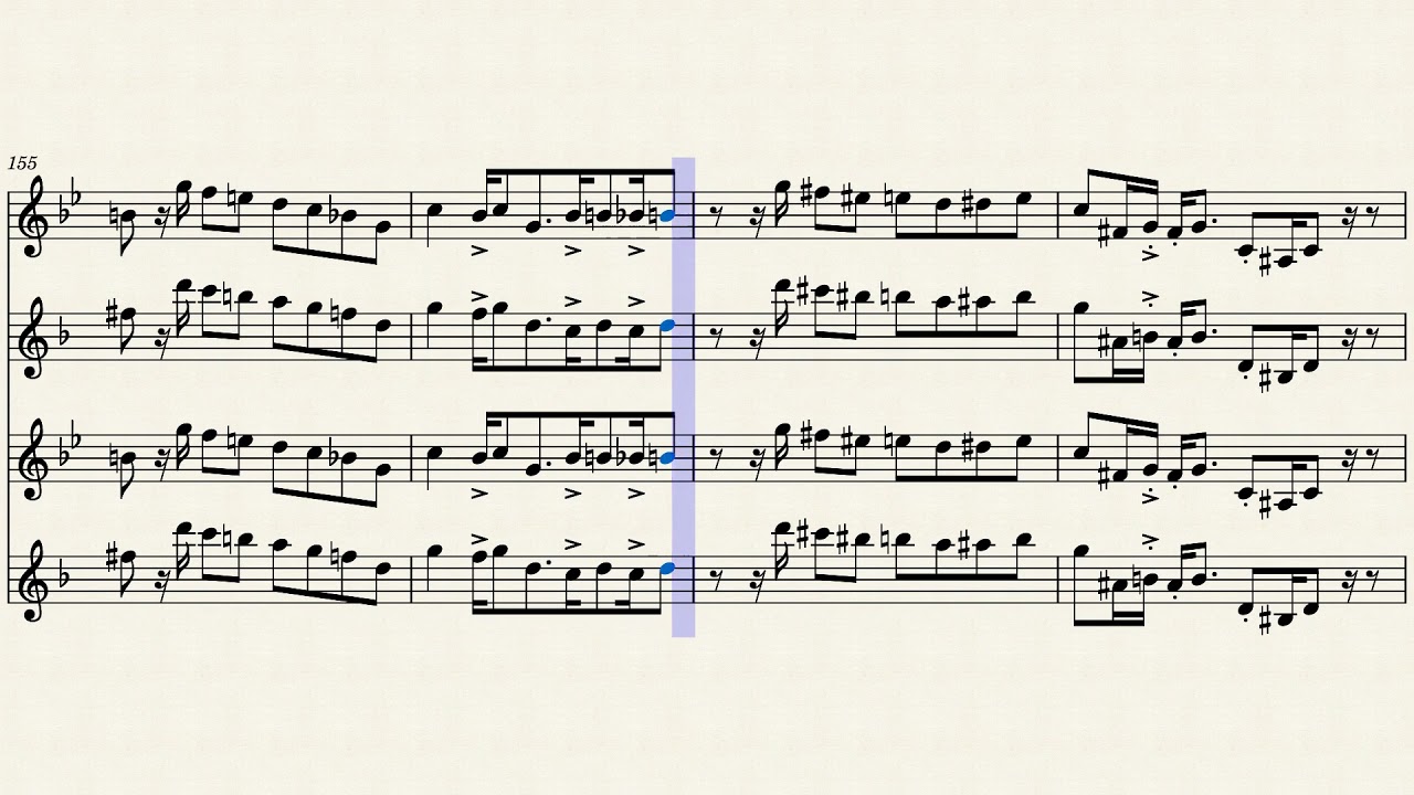 Cuphead Boss Melody for Sax Quartet