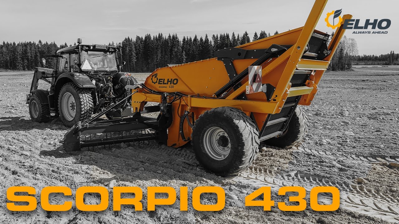 ELHO Scorpio 430 stone picker