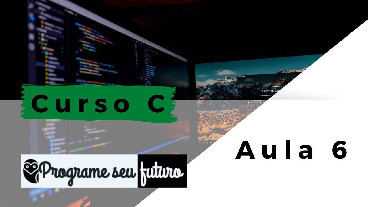 Curso de Programação C - Como criar variáveis e ler caracteres com a função scanf? | aula 6