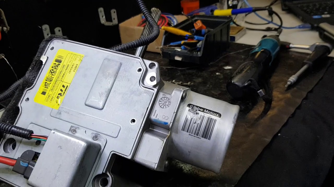 Teste de bancada da direção elétrica do Fiat stilo (parte I)