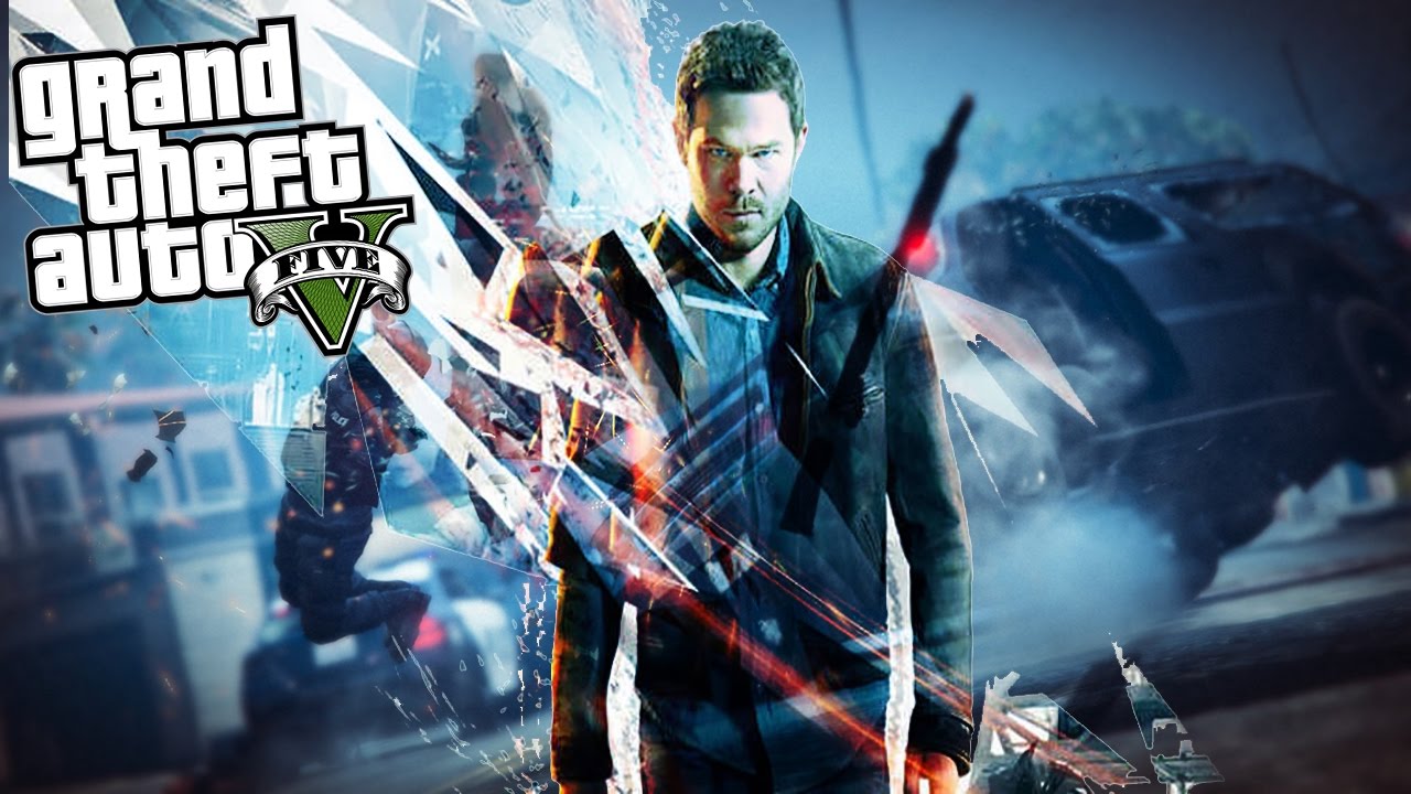 GTA 5 Mods - THE SLOW MO GUYS FREEZE TIME! (Quantum Break Mod Gameplay)