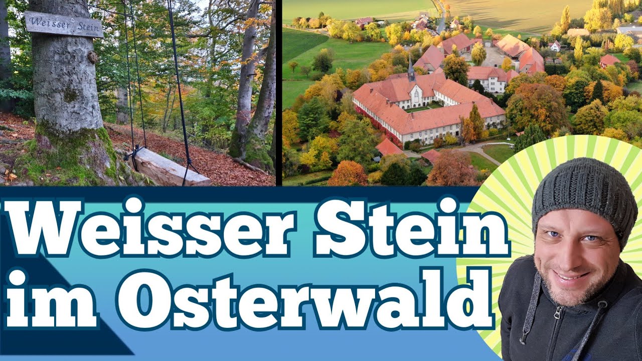 Wanderung Weisser Stein Osterwald  - Kloster Wülfinghausen von oben - Steinbruch Hainholzberg