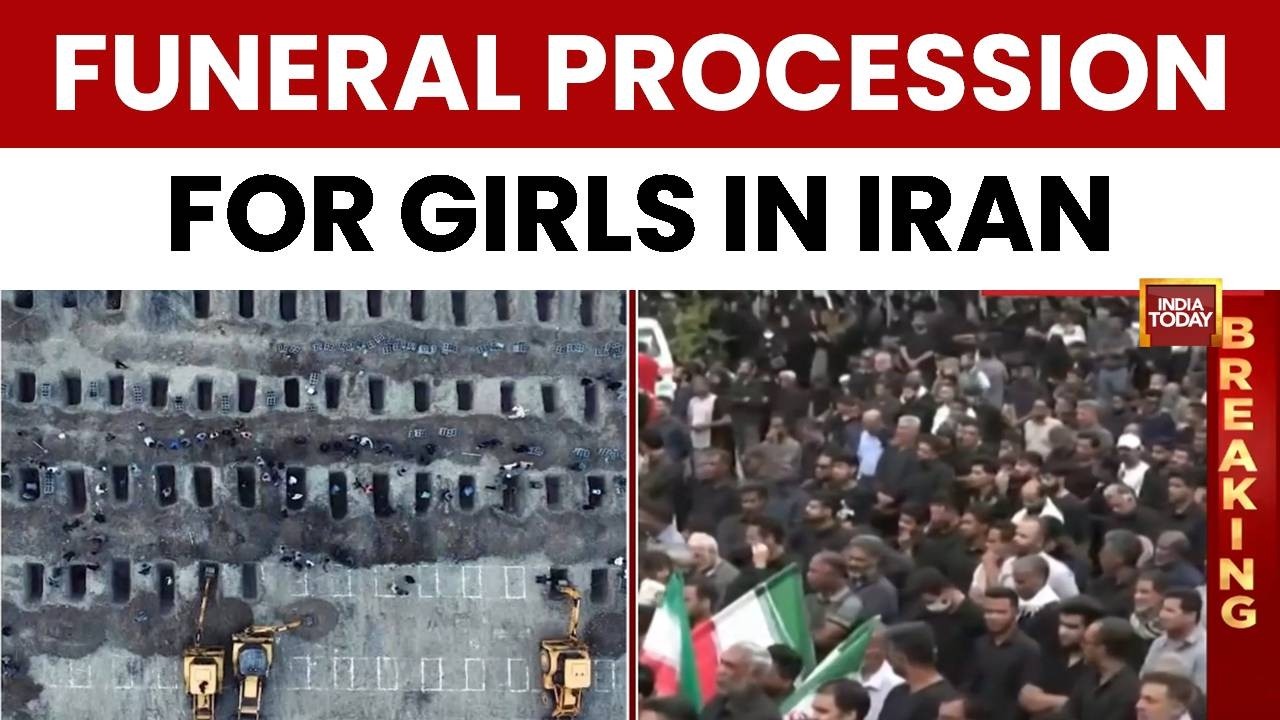 Breaking: Iran Claims 160 Schoolgirls Killed In Israeli-US Strikes; Shows Funeral Visuals