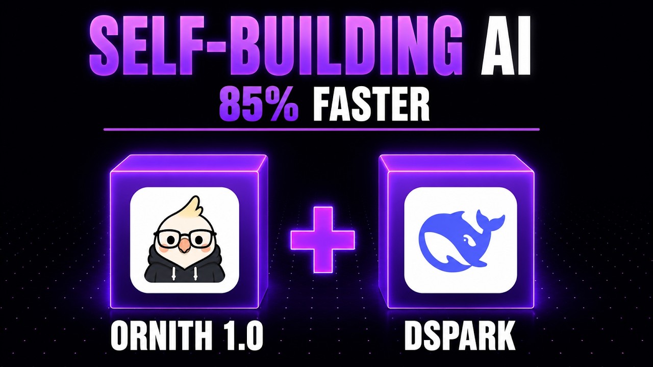 Ornith 1.0 + DSpark is INSANE : Self-Scaffolding Local AI That Runs 85% Faster