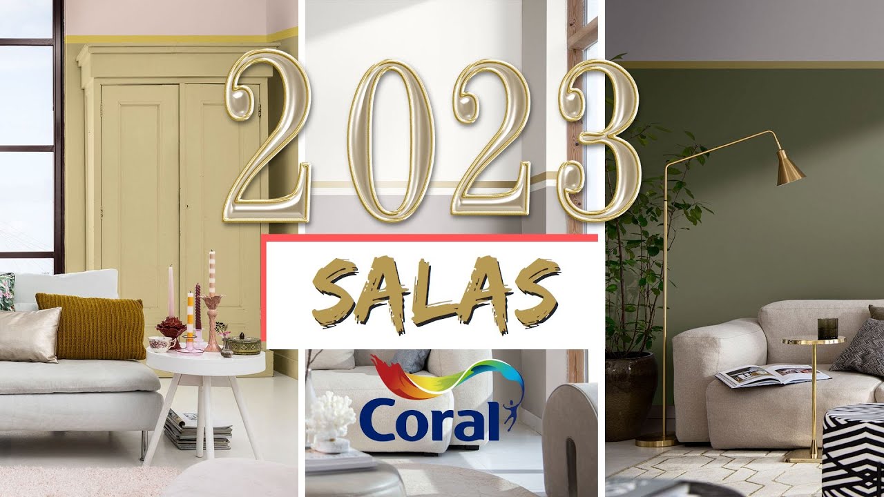 CORES PARA SALA TENDÊNCIAS 2023 - ANTES E DEPOIS DA CORA