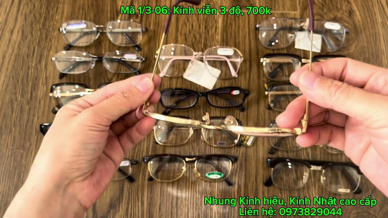 PHIÊN KÍNH NGÀY 1/3: KÍNH VIỄN SẢN XUẤT TẠI NHẬT, ĐỒNG GIÁ 700k #kinhlao #kinhnhat #kinhvien