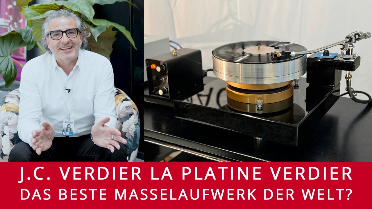J.C. Verdier La Platine Verdier - Die Rückkehr der Plattenspieler-Legende!