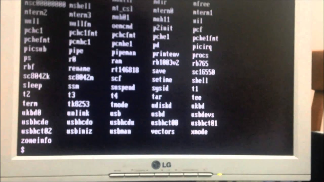 Microware OS 9 on eBox 3350MX